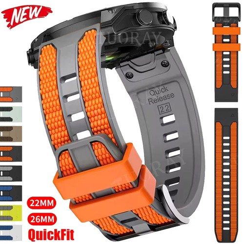 Quick fit silicone watch strap - quick,