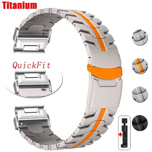 26mm titanium strap for - titanium, garmin
