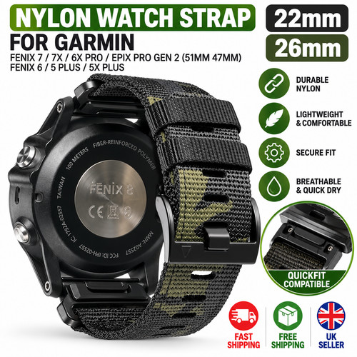 Quickfit nylon strap watch - quickfit,