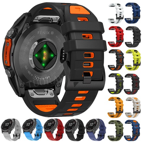 Quick fit silicone watch strap - quick,